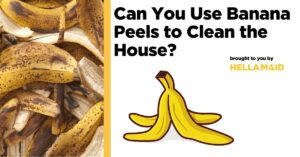 Bananenschillen als poetslapjes: de budget-oplossing voor glimmende ramen
