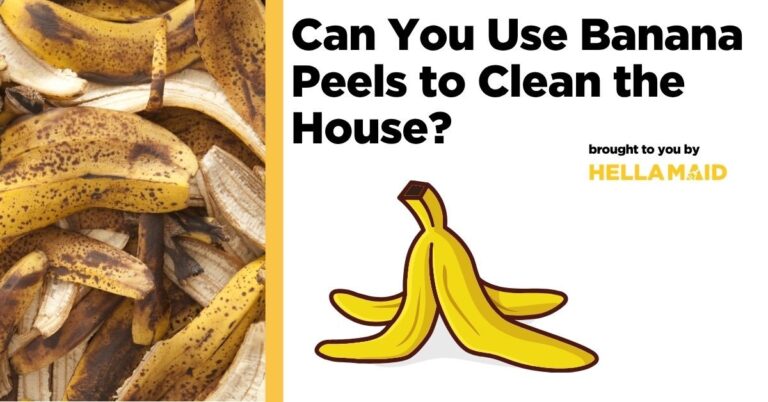 Bananenschillen als poetslapjes: de budget-oplossing voor glimmende ramen